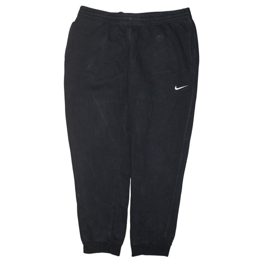 Nike Men's Black L Fleece Sweatpants Joggers Tapered Fit