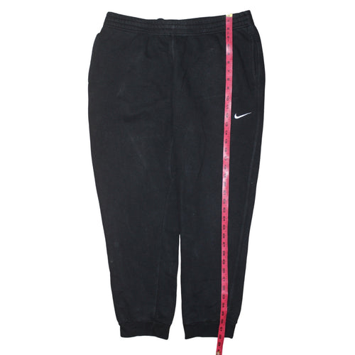 Nike Men's Black L Fleece Sweatpants Joggers Tapered Fit