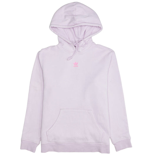 Adidas Womens Lilac Hoodie Medium Pullover Hooded Sweatshirt