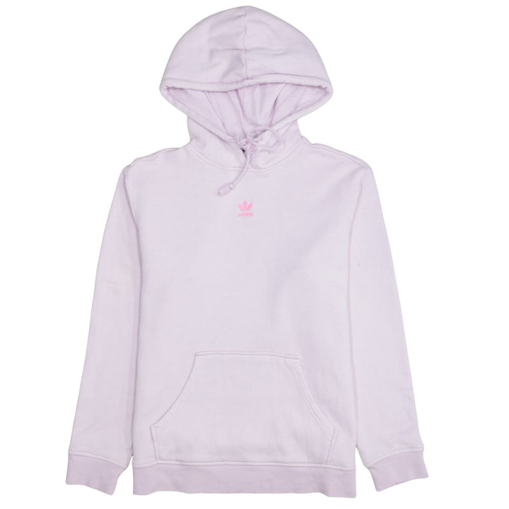 Adidas Womens Lilac Hoodie Medium Pullover Hooded Sweatshirt