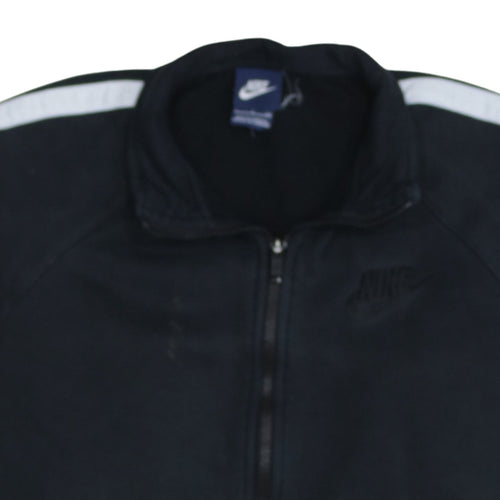 Nike Men's Black Full Zip Fleece Sweatshirt Size S