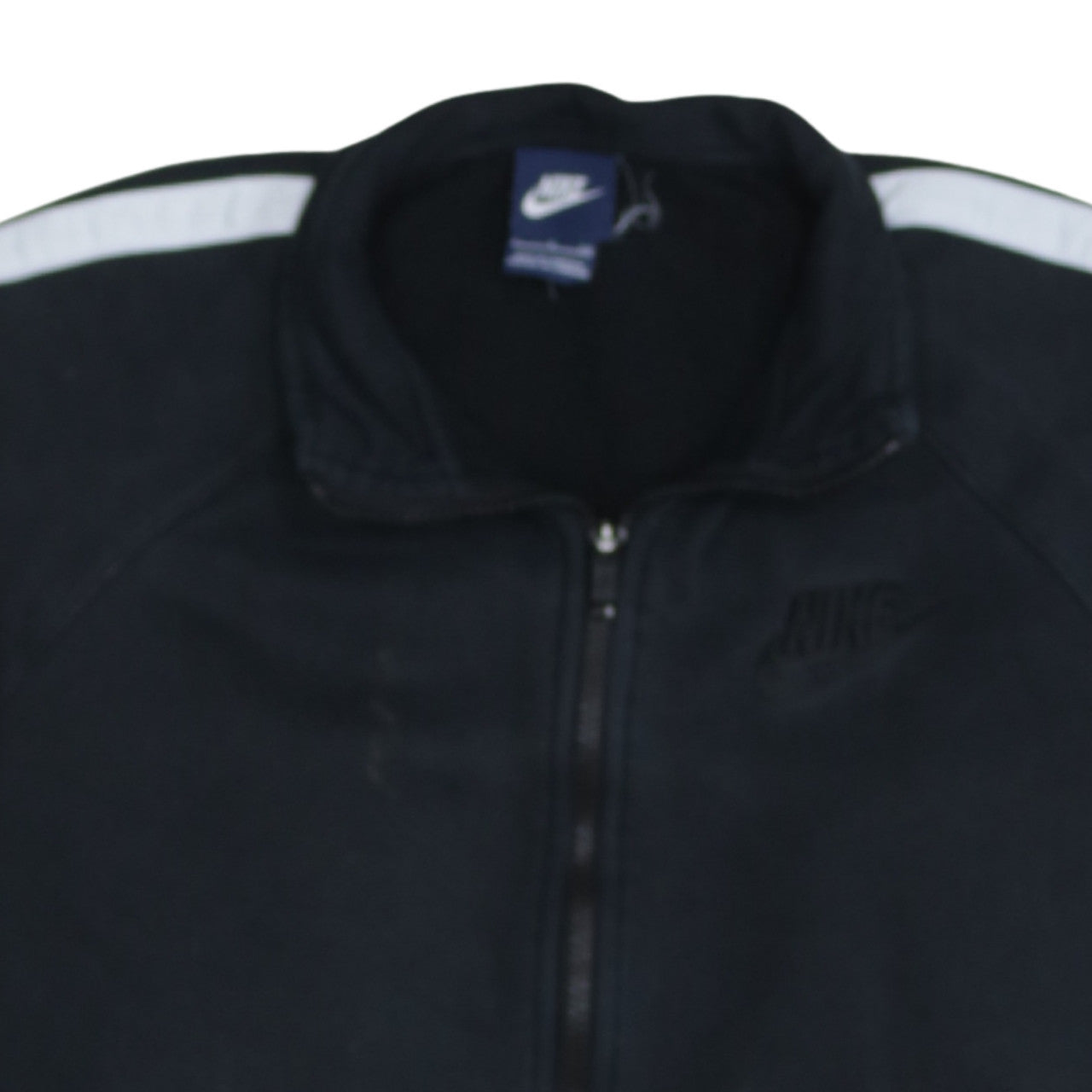Nike Men's Black Full Zip Fleece Sweatshirt Size S