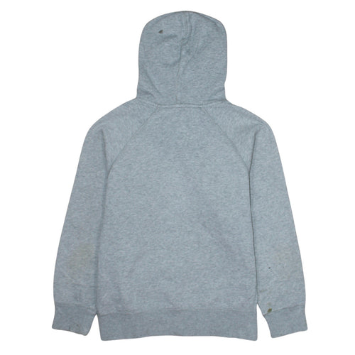 Nike Boys Grey Pullover Hoodie 12-13 Years Large Graphic Print Logo