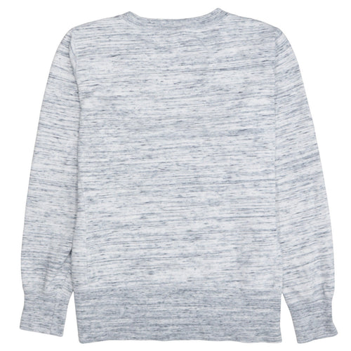 Champion Women’s Grey Marl Pullover Sweatshirt Large Cotton Blend