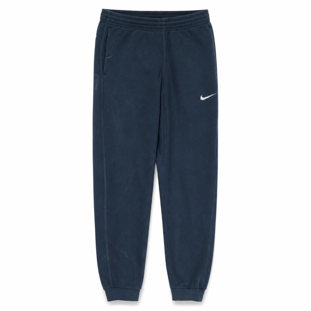 Front view of Nike Men's Blue Jogger Sweatpants Small Regular Fit Fleece
