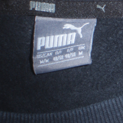 Puma Men’s Black Crew Neck Pullover Sweatshirt Size M