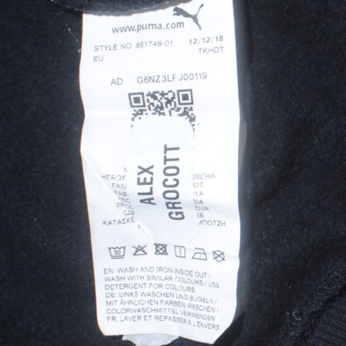 Puma Men’s Black Crew Neck Pullover Sweatshirt Size M