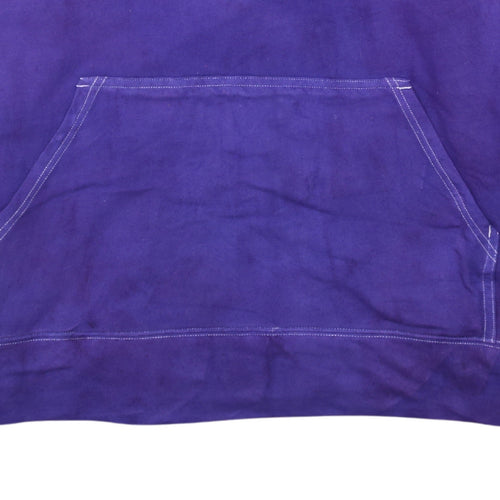 Calvin Klein Men's Purple XL 1/4 Zip Logo Fleece Sweatshirt