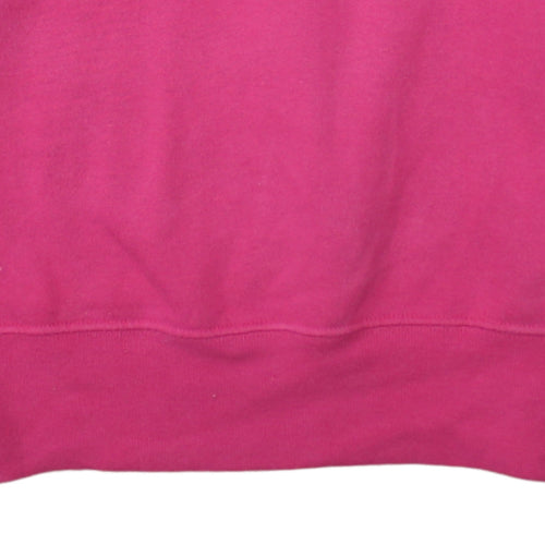 Jerzees Womens Pink Sheerness Golf Club Pullover Sweatshirt Size L