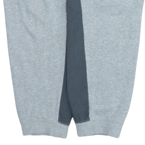 Nike Men's Grey Jogger Sweatpants L Elastic Waist Logo Sportswear