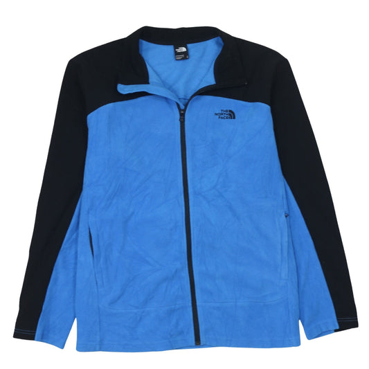 The North Face Men's Blue Fleece Full Zip Outdoor Jacket XL