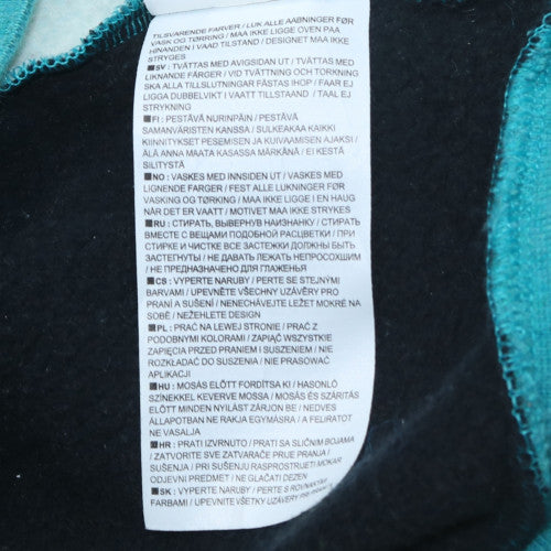 Nike Girls Blue Full Zip Hoodie 12-13 Years Logo Fleece Sportswear