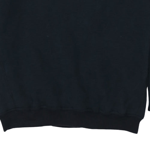 Nike Men's Black Pullover Hoodie Size L Fleece Regular Fit