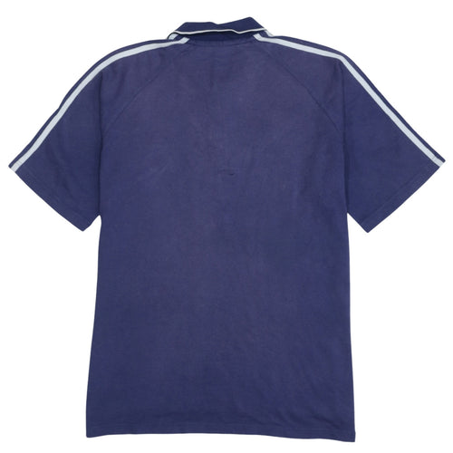Adidas Men's Blue Short Sleeve Polo Shirt Size M