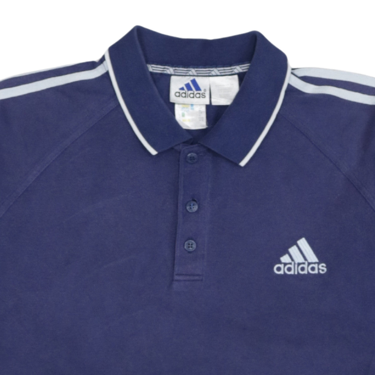 Adidas Men's Blue Short Sleeve Polo Shirt Size M