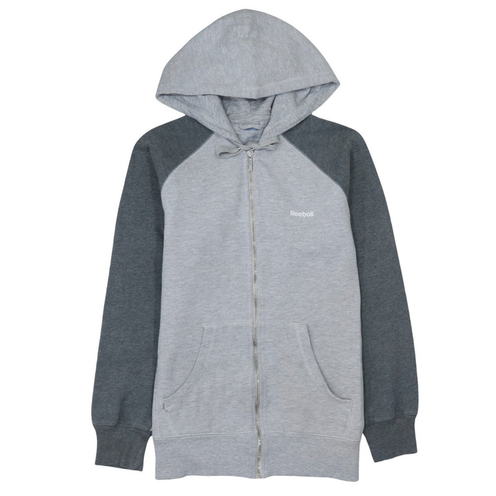 Reebok Men Grey Full Zip Hoodie Size S Classic Sportswear