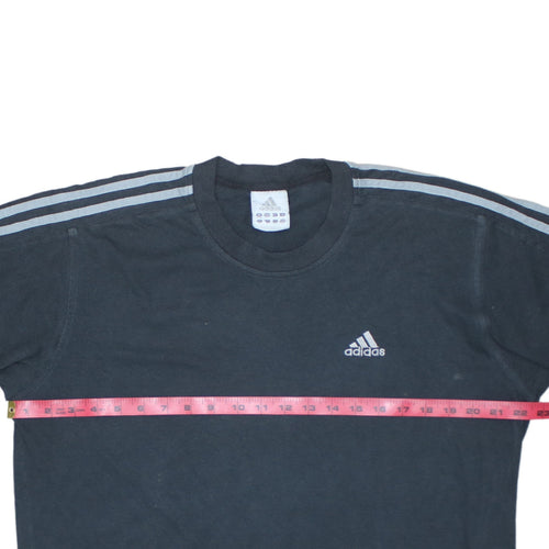 Adidas Men's Black Short Sleeve Crew Neck Sports T-Shirt Size L
