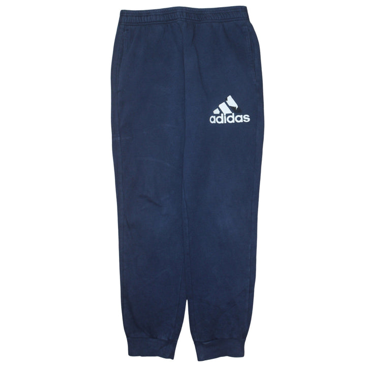 Adidas Men Blue M Sweatpants Tapered Fleece Joggers
