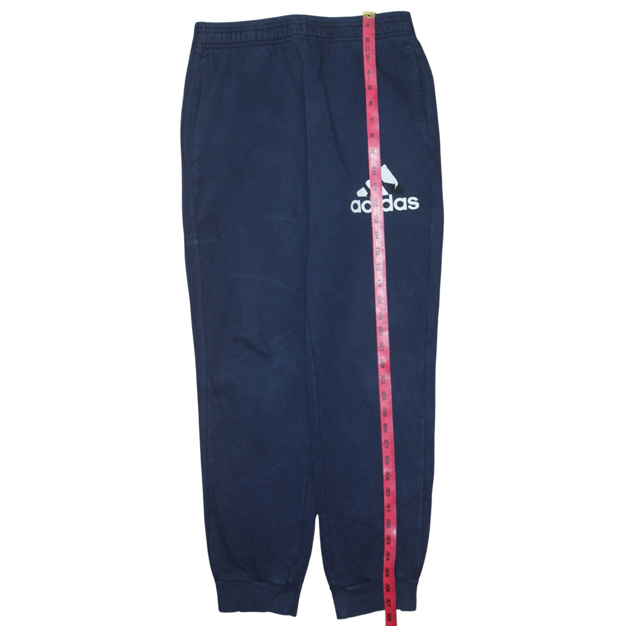 Adidas Men Blue M Sweatpants Tapered Fleece Joggers