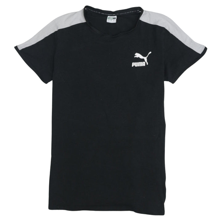 Puma Men's Black Crew Neck Short Sleeve Sports T-Shirt Size L