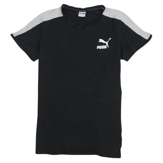 Puma Men's Black Crew Neck Short Sleeve Sports T-Shirt Size L