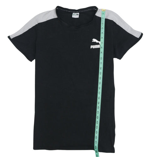 Puma Men's Black Crew Neck Short Sleeve Sports T-Shirt Size L
