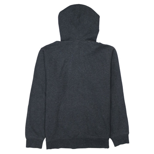 Champion Womens Dark Grey Pullover Hoodie L Logo Graphic Casual