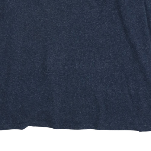 Napapijri Men's Blue Long Sleeve Polo Shirt 3XL Cotton