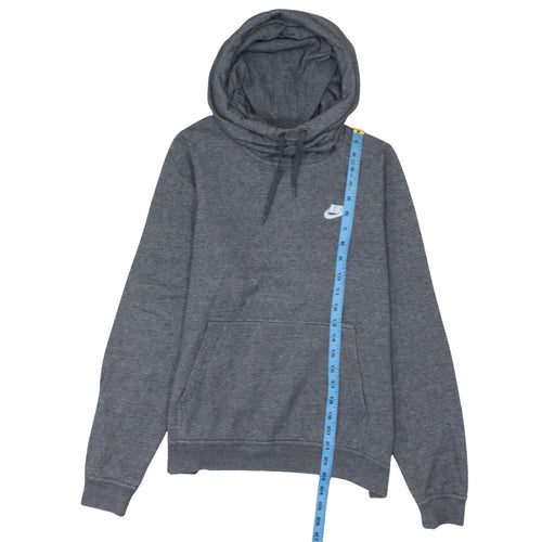 Nike Men's Grey Pullover Hoodie Size M Fleece Regular Fit
