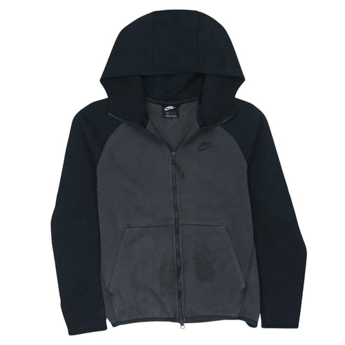 Nike Men's Grey Full Zip Hoodie Small Regular Fit Sportswear