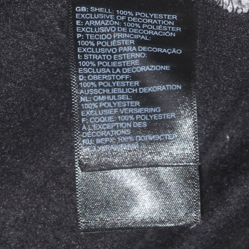 The North Face Women's Black Fleece Full Zip Jacket Size M