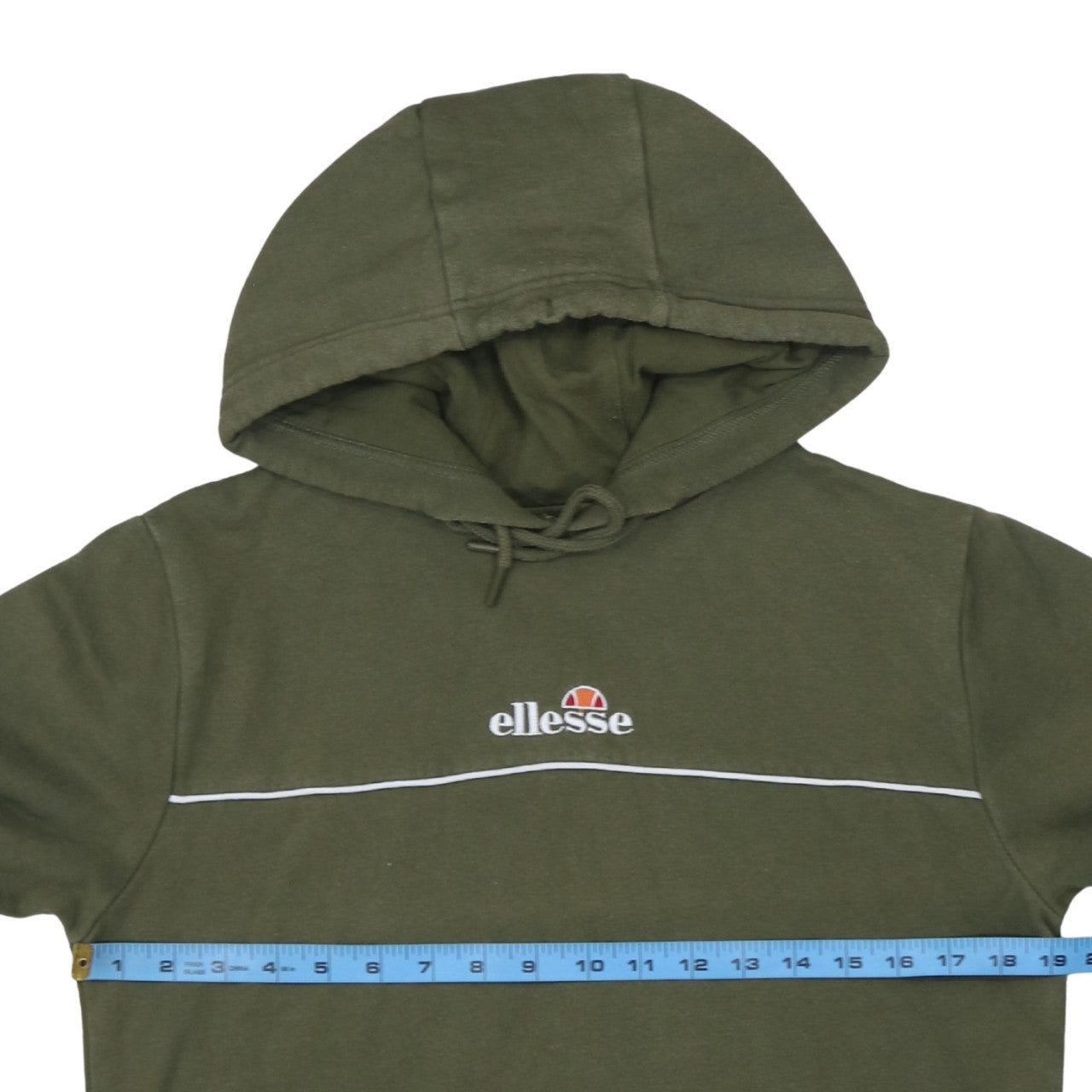 Ellesse Men's Green Pullover Hoodie Size S Regular Fit Logo