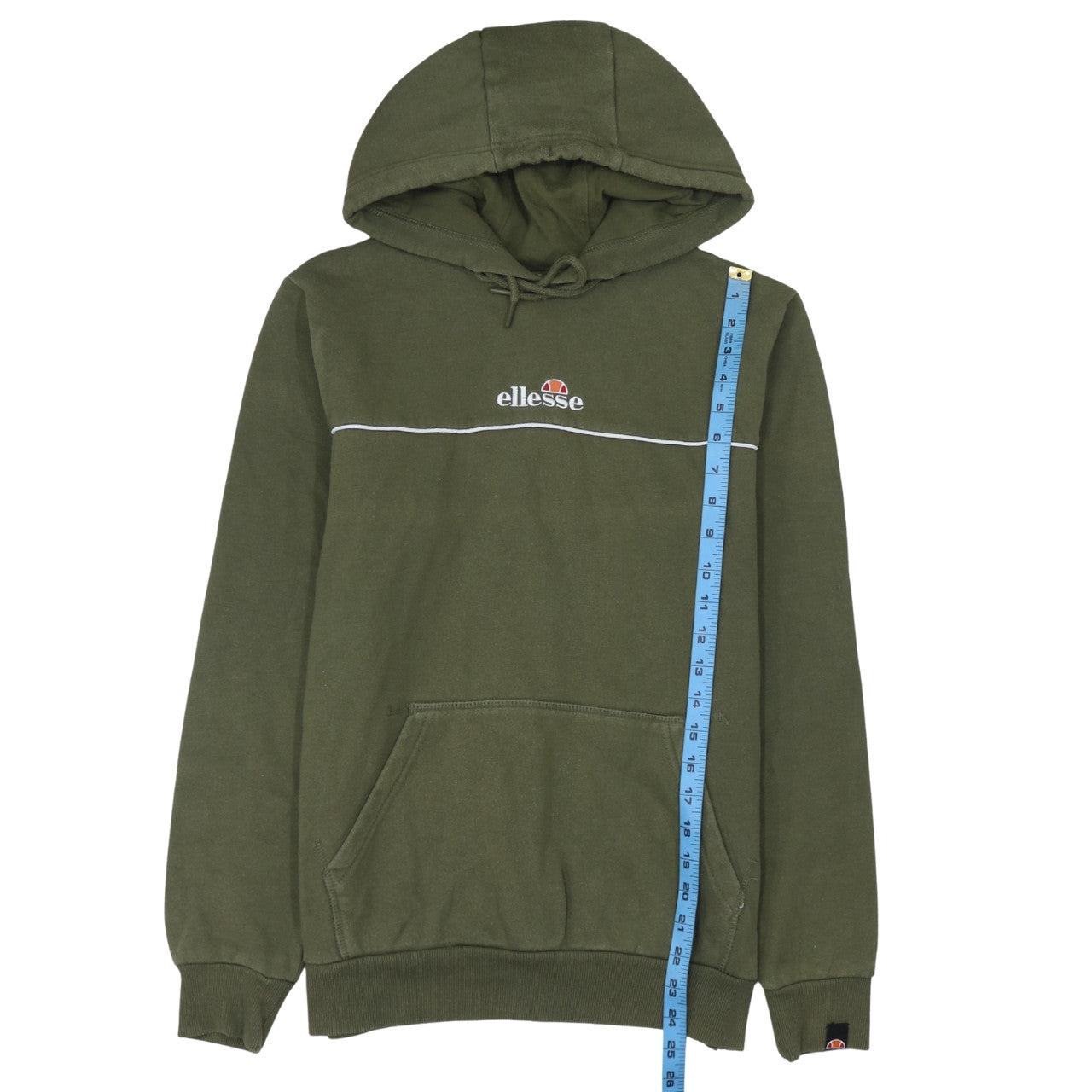 Ellesse Men's Green Pullover Hoodie Size S Regular Fit Logo