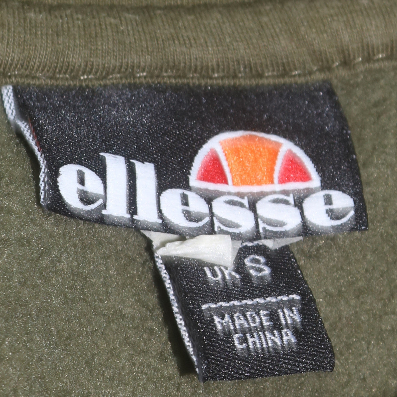 Ellesse Men's Green Pullover Hoodie Size S Regular Fit Logo