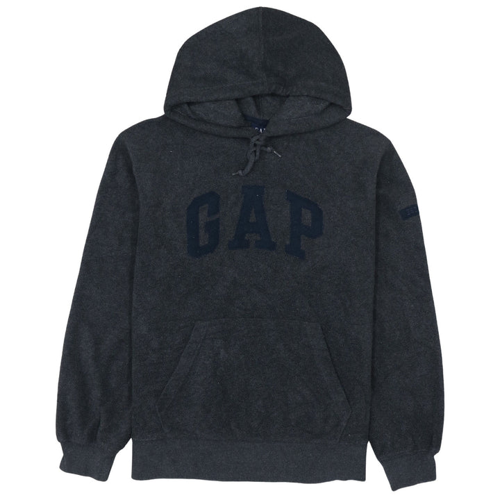 GAP Men Grey Pullover Hoodie XS Logo Fleece Sweatshirt