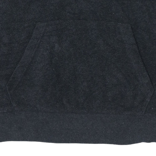 GAP Men Grey Pullover Hoodie XS Logo Fleece Sweatshirt