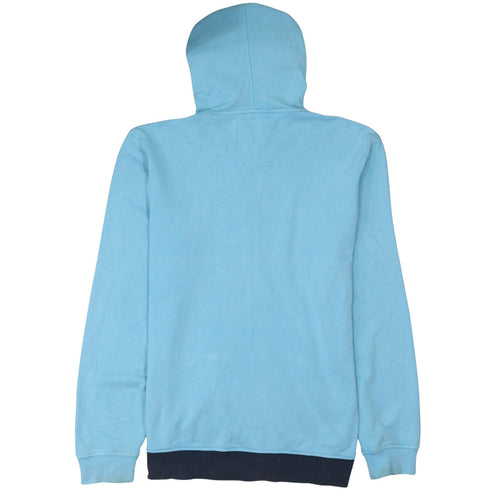 Quiksilver Men's Blue Colour Block Full Zip Hoodie Size XL