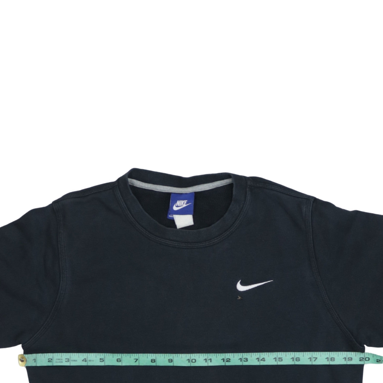 Nike Men's Black Small Crew Neck Pullover Sweatshirt