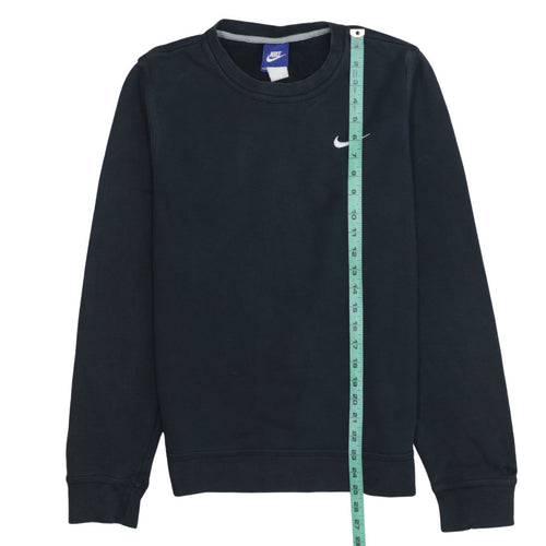 Nike Men's Black Small Crew Neck Pullover Sweatshirt