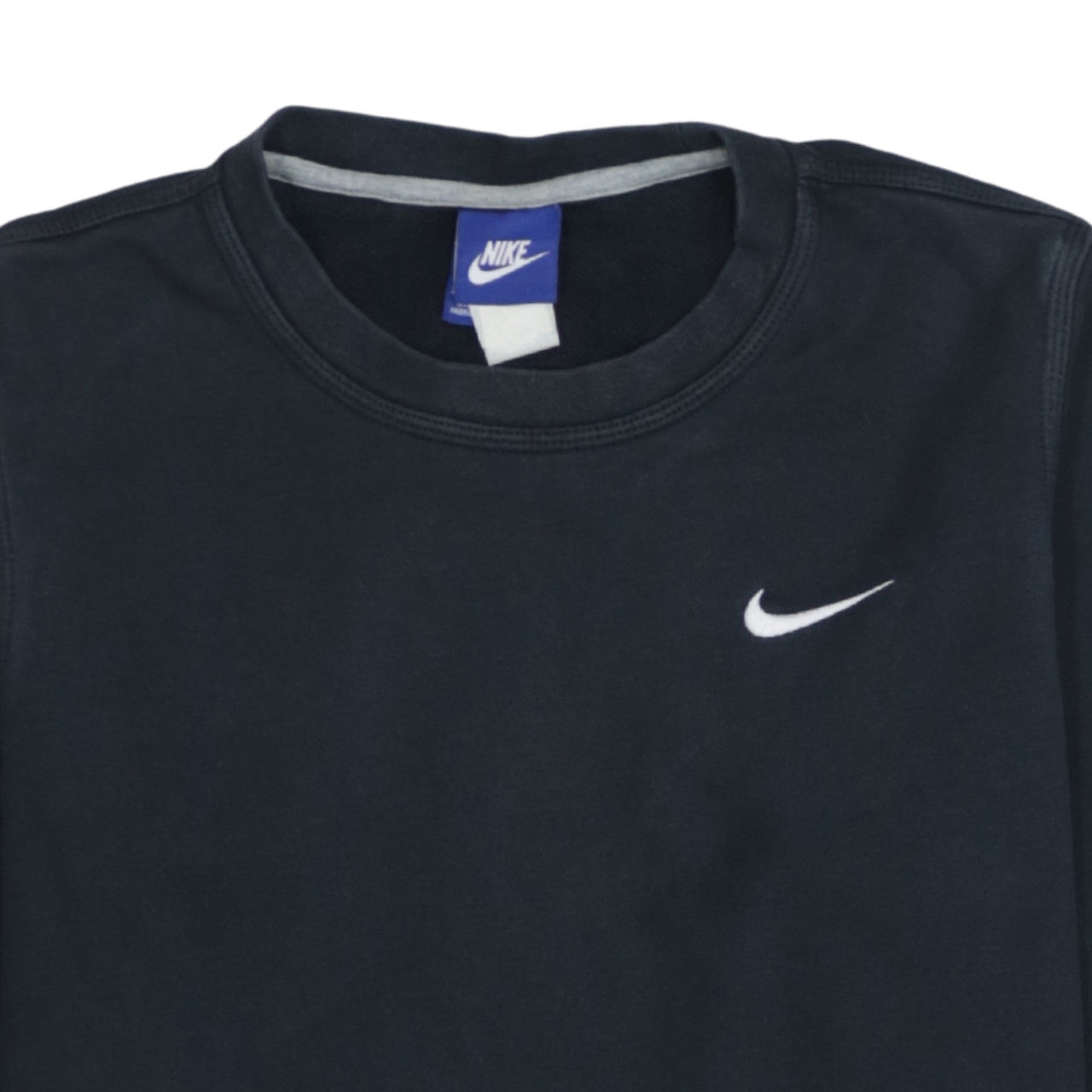 Nike Men's Black Small Crew Neck Pullover Sweatshirt