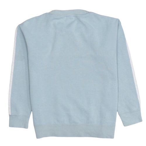 Adidas Women Blue Crew Neck Pullover Sweatshirt XS