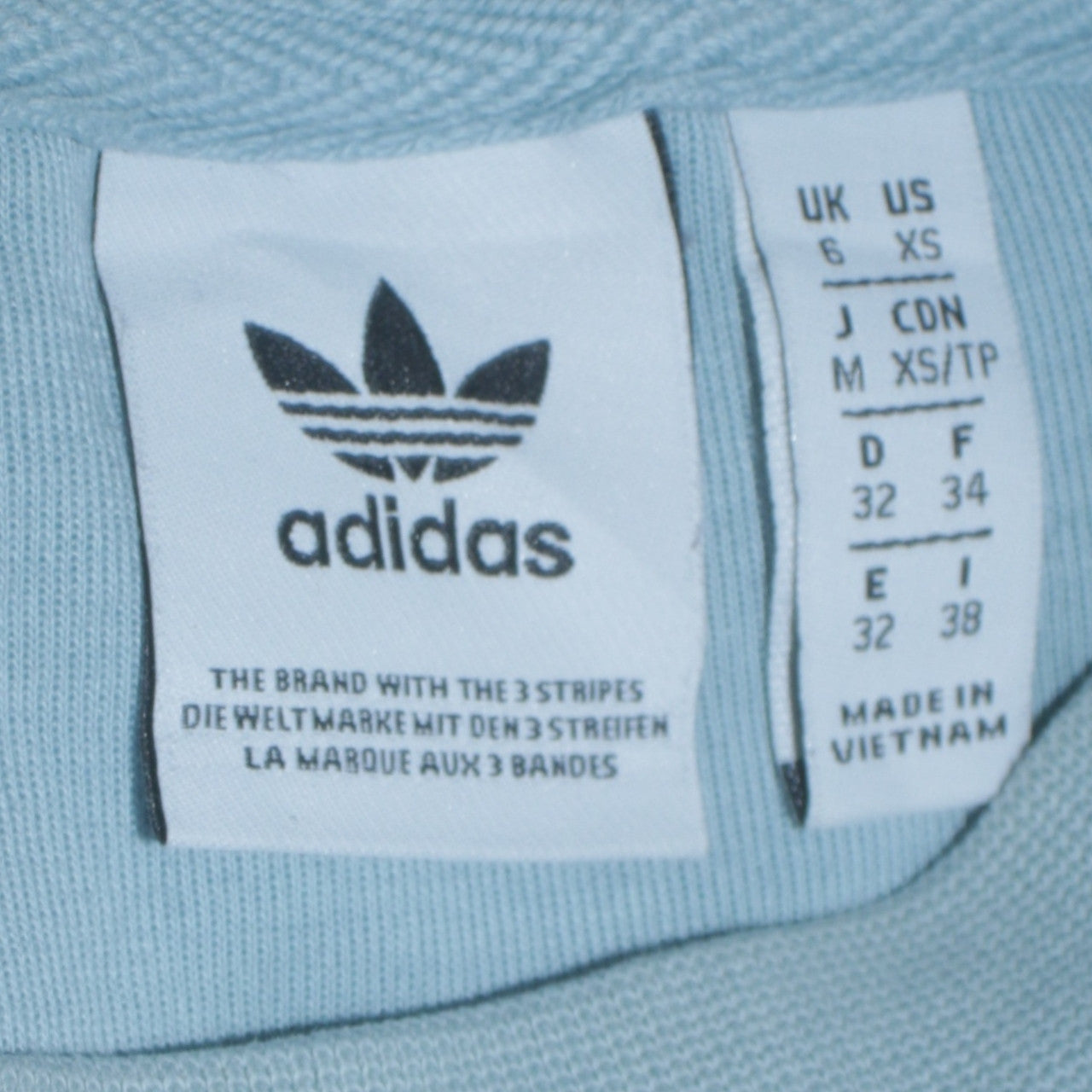 Adidas Women Blue Crew Neck Pullover Sweatshirt XS