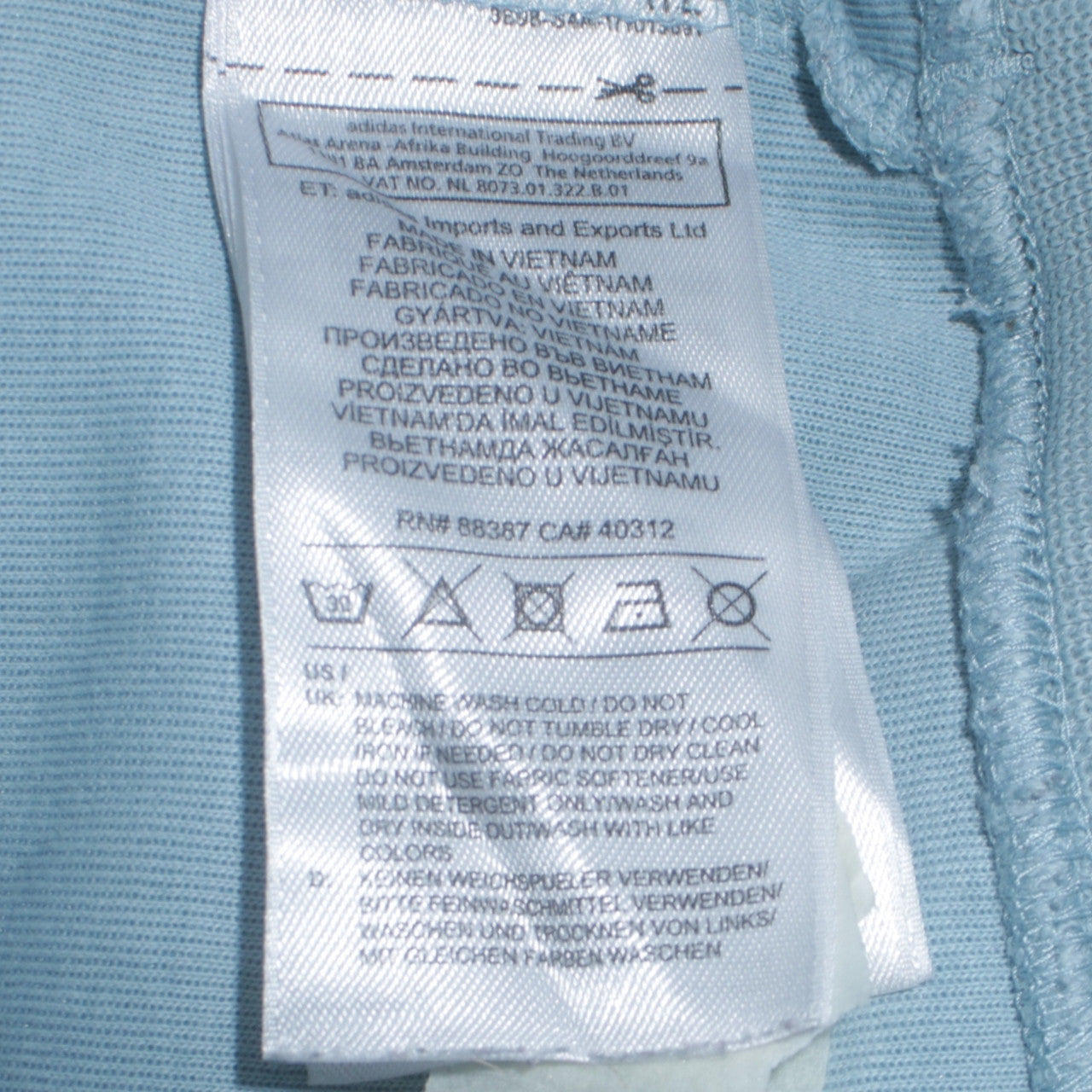 Adidas Women Blue Crew Neck Pullover Sweatshirt XS