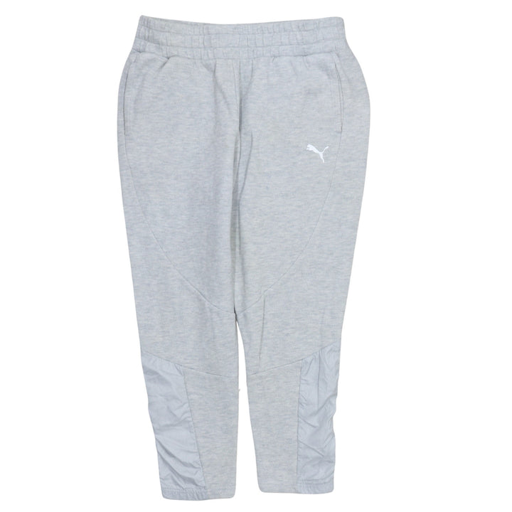 Puma Women Grey Jogger Trousers Size 12 Elastic Waist