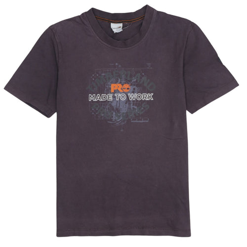 Timberland PRO Men's Black Graphic Crew Neck Cotton T-Shirt M