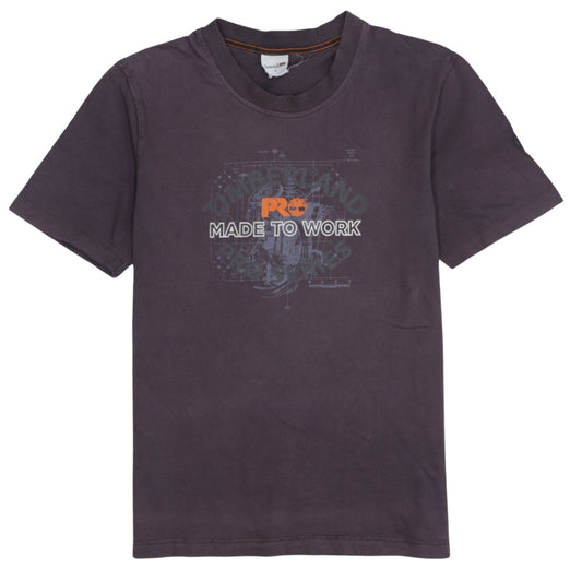 Timberland PRO Men's Black Graphic Crew Neck Cotton T-Shirt M