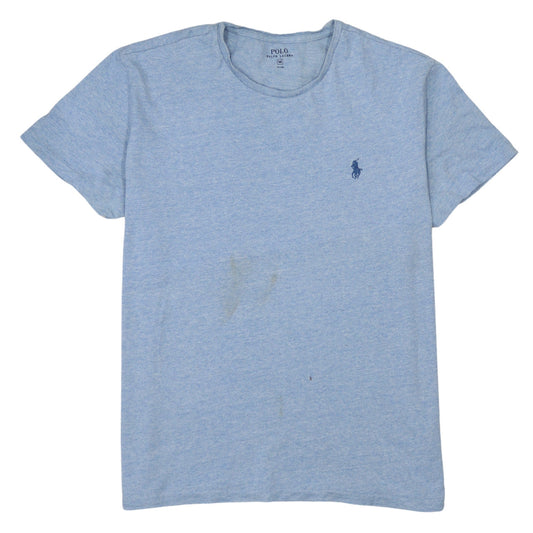 Ralph Lauren Men’s Blue Cotton Crew Neck Short Sleeve T-Shirt M