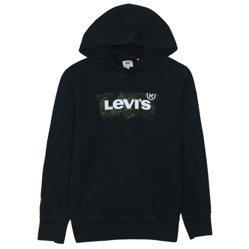 Levi's Men's Black Camouflage Logo Pullover Hoodie Size S