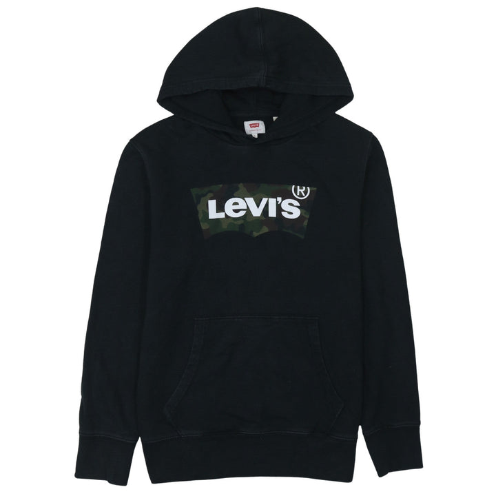 Levi's Men's Black Camouflage Logo Pullover Hoodie Size S