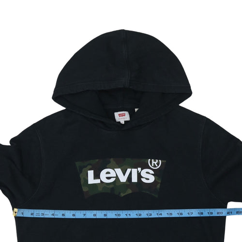 Levi's Men's Black Camouflage Logo Pullover Hoodie Size S